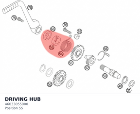 Diagram preview: DRIVING HUB (46033055000)