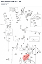Diagram preview: REP.SET PISTON D 13         05 (61002032000)