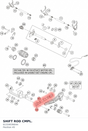 Diagram preview: SHIFT ROD CMPL. (61334036044)