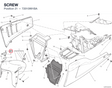 SCREW 72010991BA diagram position