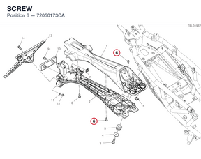 SCREW 72050173CA diagram position