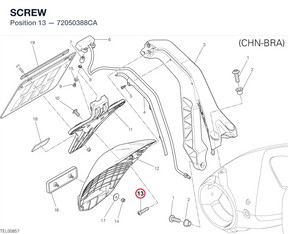 SCREW 72050388CA diagram position