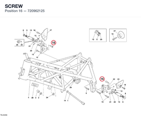 SCREW 720962125 diagram position