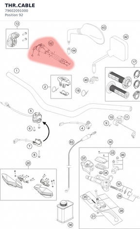 Diagram preview: THR.CABLE (79602091000)
