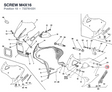 SCREW M4X16 722761031 diagram position