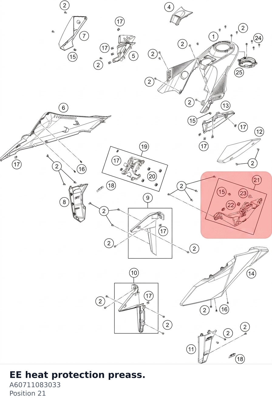 Diagram preview: EE heat protection preass. (A60711083033)