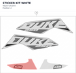 Diagram preview: STICKER KIT WHITE (96207191044)