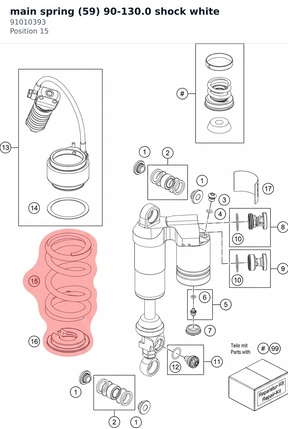 Diagram preview: main spring (59) 90-130.0 shock white (91010393)