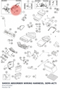 Diagram preview: SHOCK ABSORBER WIRING HARNESS, SEMI-ACTI (61511015000)