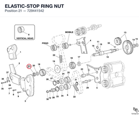 ELASTIC-STOP RING NUT 729441542 diagram position