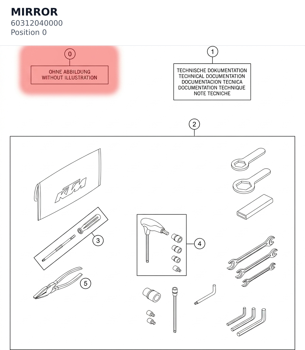Diagram preview: MIRROR (60312040000)