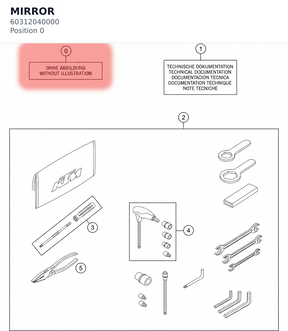 Diagram preview: MIRROR (60312040000)