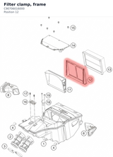 Diagram preview: Filter clamp, frame (C90706016000)