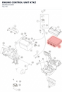 Diagram preview: ENGINE CONTROL UNIT KTKZ (A62641031000)