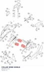 Diagram preview: COLLAR WIND SHIELD (J800000701501)