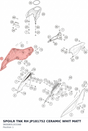 Diagram preview: SPOILR TNK RH JP181752 CERAMIC WHIT MATT (96008051033AB)