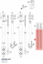 Diagram preview: SPRING KIT (95010077S)