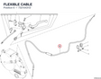 FLEXIBLE CABLE 73210431D diagram position