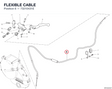 FLEXIBLE CABLE 73210431E diagram position