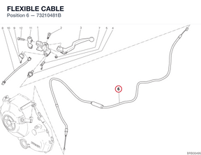FLEXIBLE CABLE 73210481B diagram position
