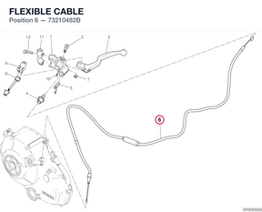 FLEXIBLE CABLE 73210482B diagram position