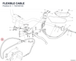 FLEXIBLE CABLE 73210573A diagram position