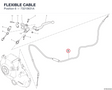 FLEXIBLE CABLE 73210631A diagram position