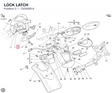 LOCK LATCH 73220061A diagram position