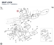 SEAT LOCK 73220091A diagram position