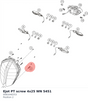Diagram preview: Ejot PT screw 4x25 WN 5451 (0081040253)