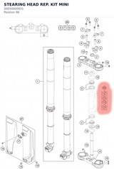 Diagram preview: STEARING HEAD REP. KIT MINI (00050000931)