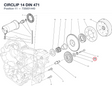 CIRCLIP 14 DIN 471 735001440 diagram position