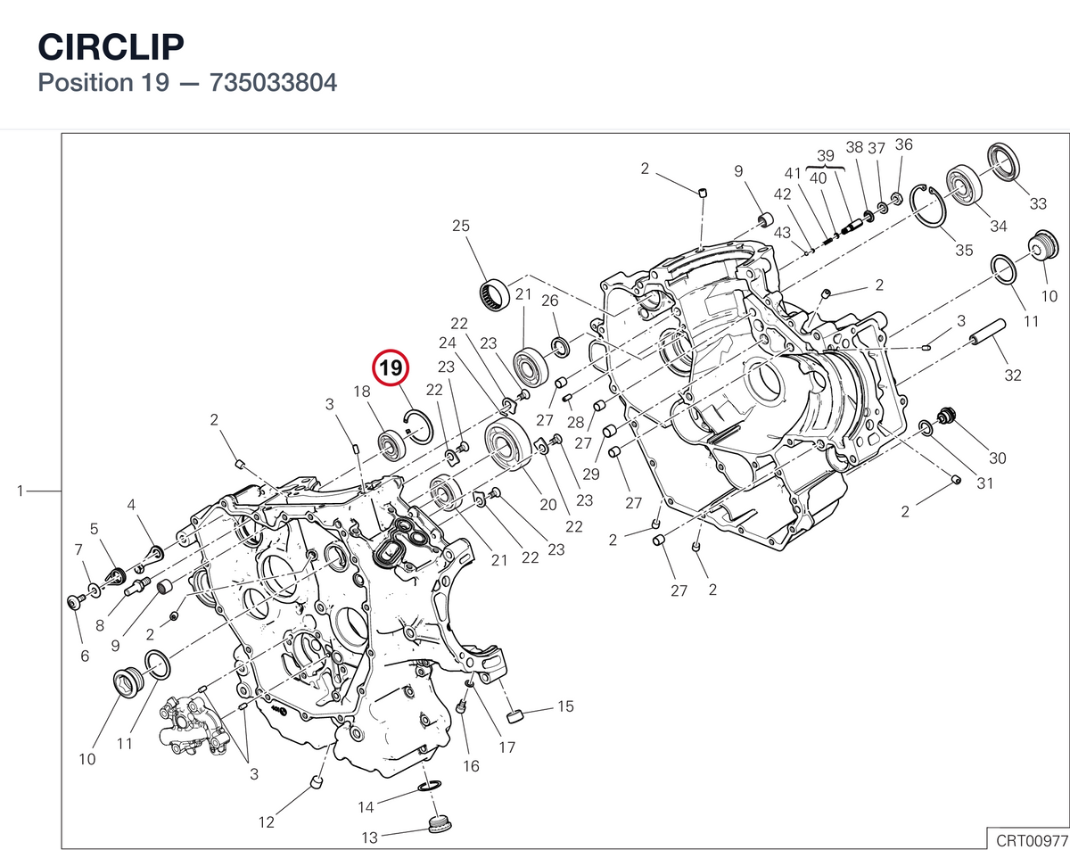 CIRCLIP 735033804 diagram position