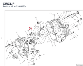 CIRCLIP 735033804 diagram position