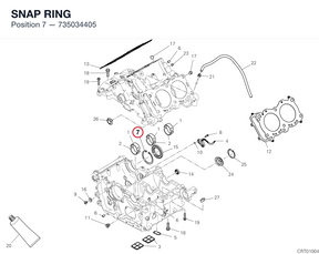 SNAP RING 735034405 diagram position