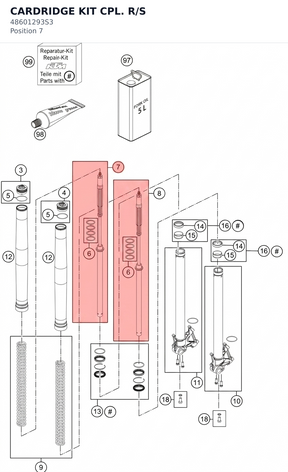 Diagram preview: CARDRIDGE KIT CPL. R/S (48601293S3)