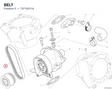 BELT 73710211A diagram position