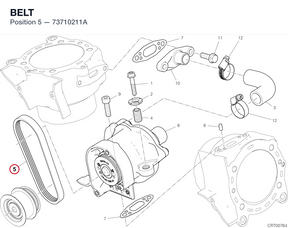 BELT 73710211A diagram position