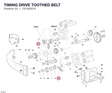 TIMING DRIVE TOOTHED BELT