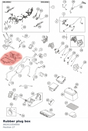 Diagram preview: Rubber plug box (A62411054050)