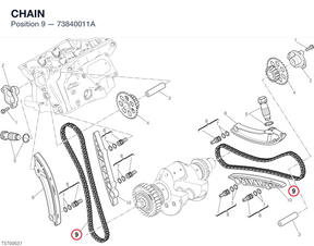 CHAIN 73840011A diagram position