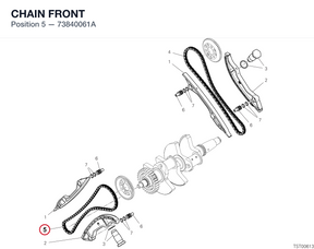 CHAIN FRONT 73840061A diagram position