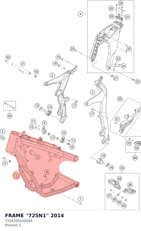 Diagram preview: FRAME ''725N1''             2014 (7250300100004)