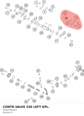 Diagram preview: CONTR.VALVE 250 LEFT KPL. (55437061044)