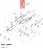 Diagram preview: Rear Fender (C90704050000)