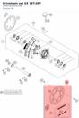 Diagram preview: Drivetrain set SX 13T/48T (SPAA13U48CM1186)