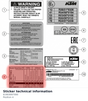 Diagram preview: Sticker technical information (61903097000)