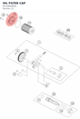 Diagram preview: OIL FILTER CAP (90138006000)