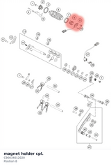 Diagram preview: magnet holder cpl. (C90034012020)