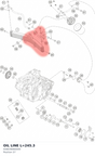 Diagram preview: OIL LINE L=245.3 (A58038060000)